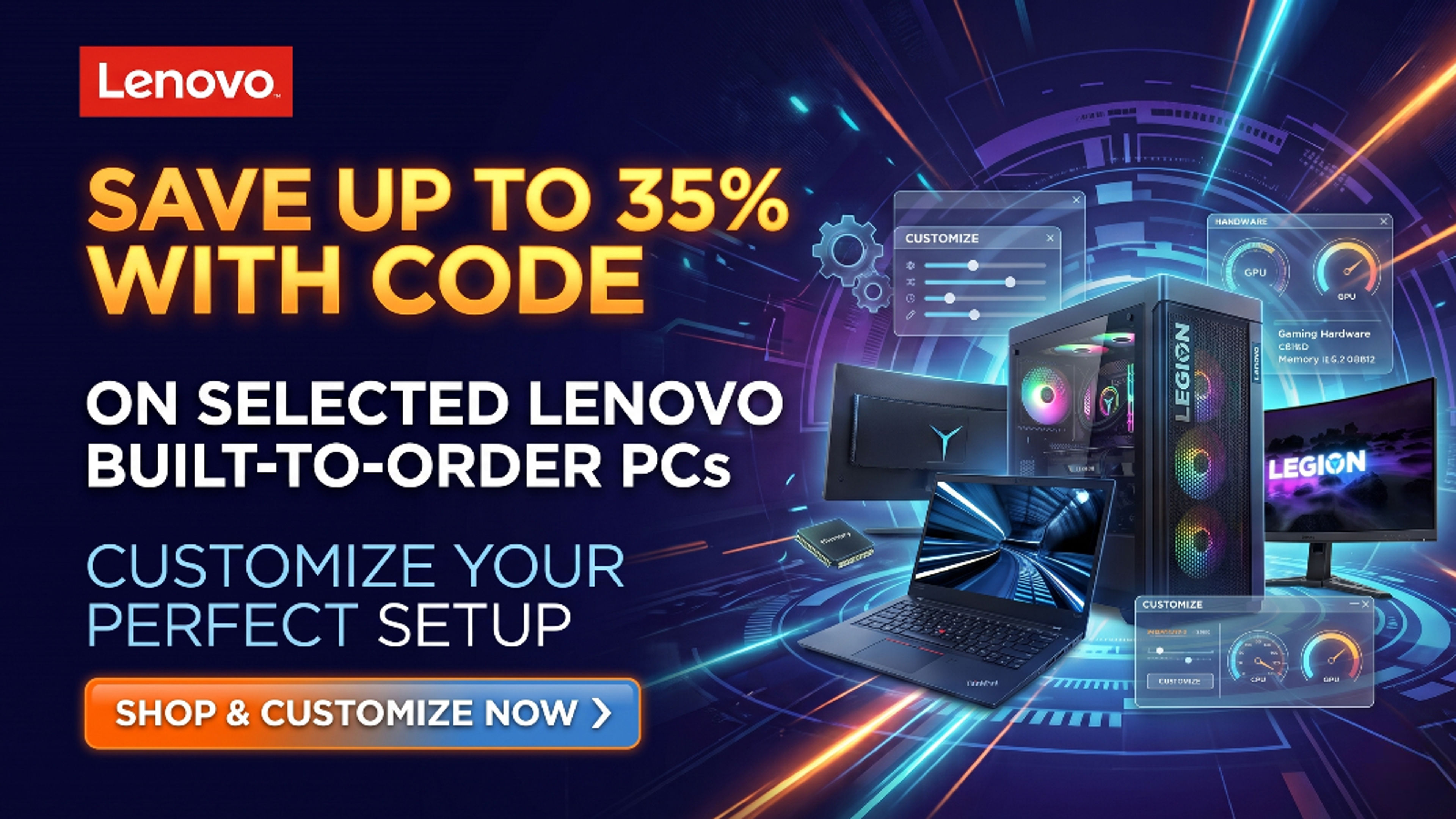 Lenovo 35% Offer