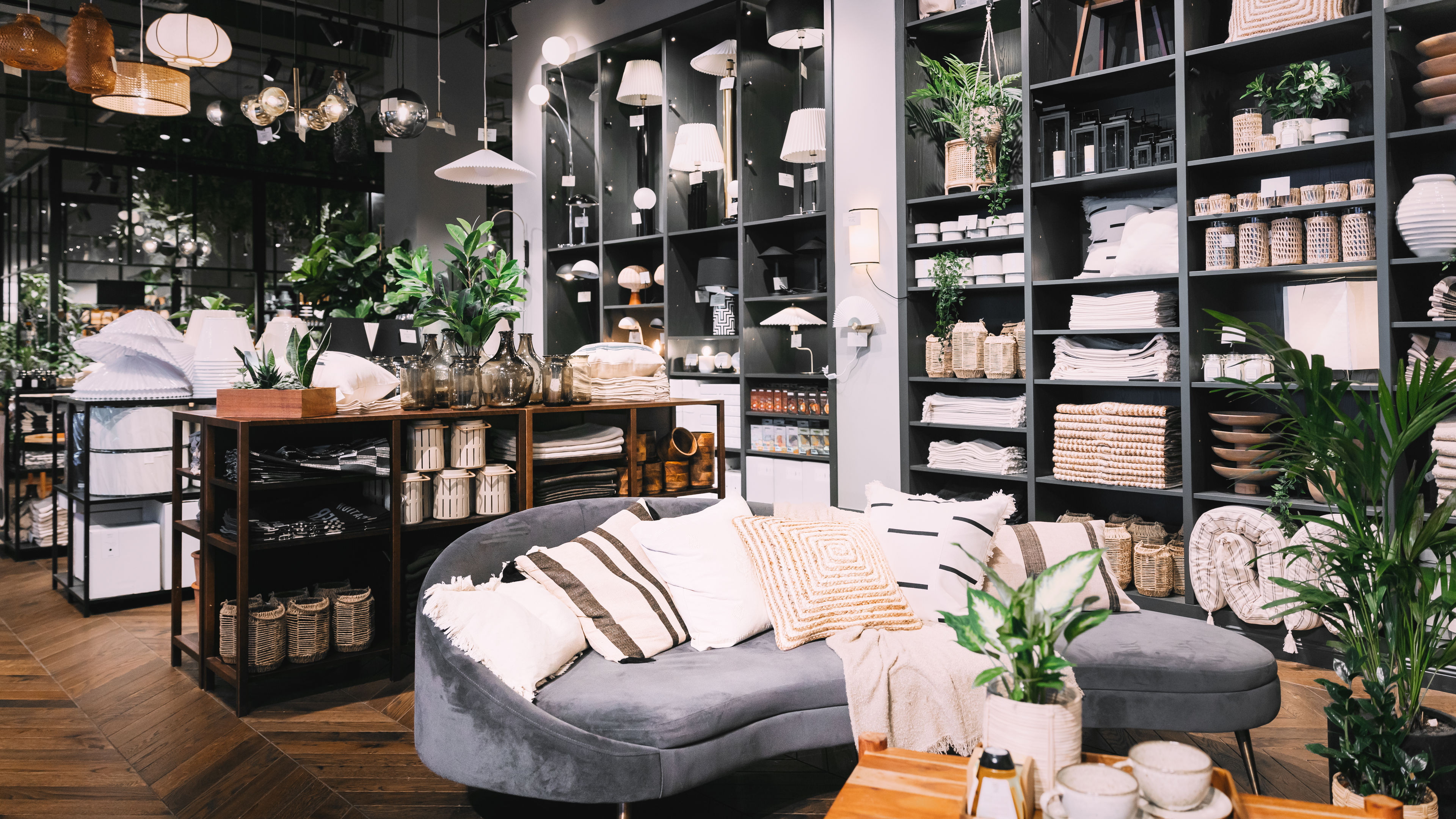 A stylish furniture and home accessories store.