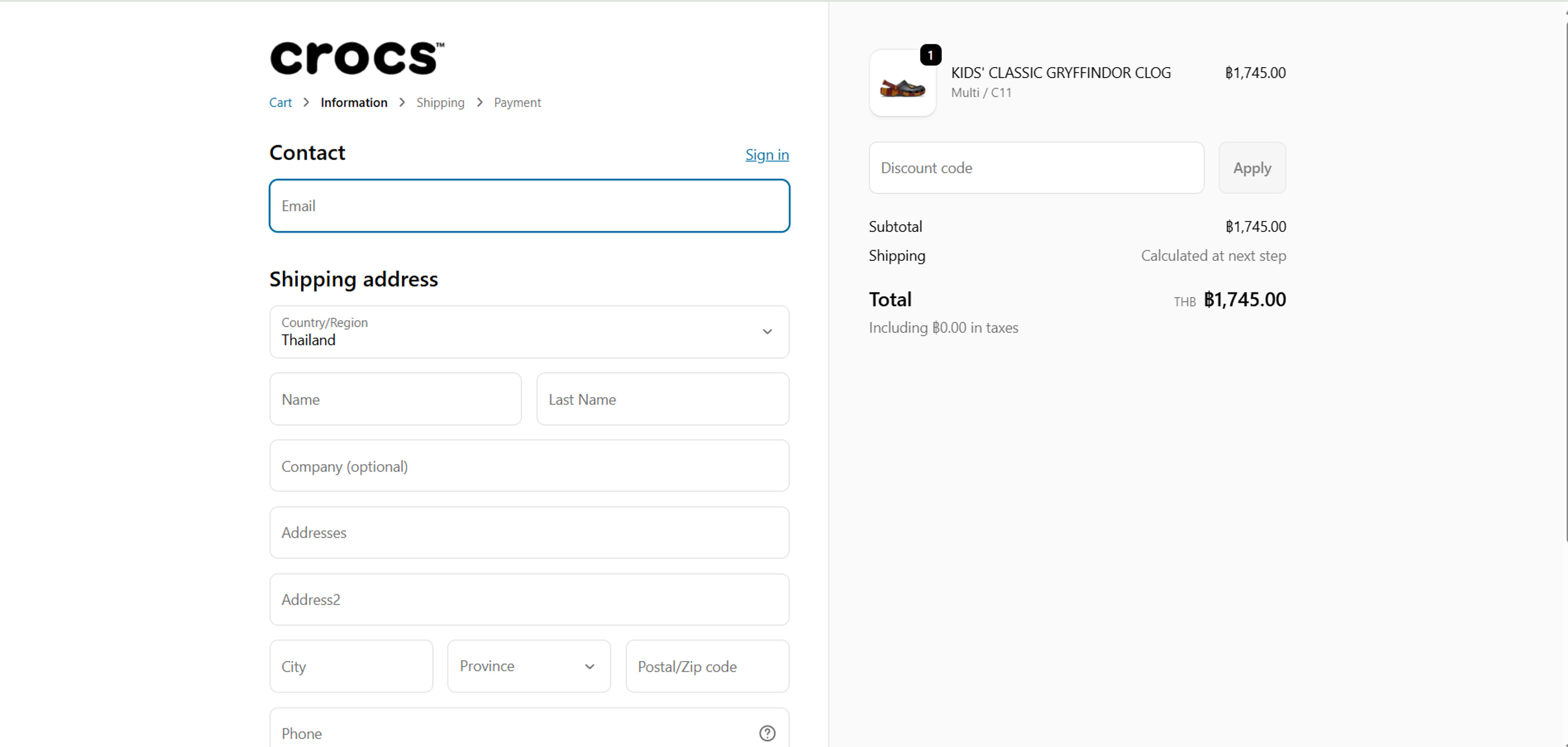 How to use coupon for  Crocs