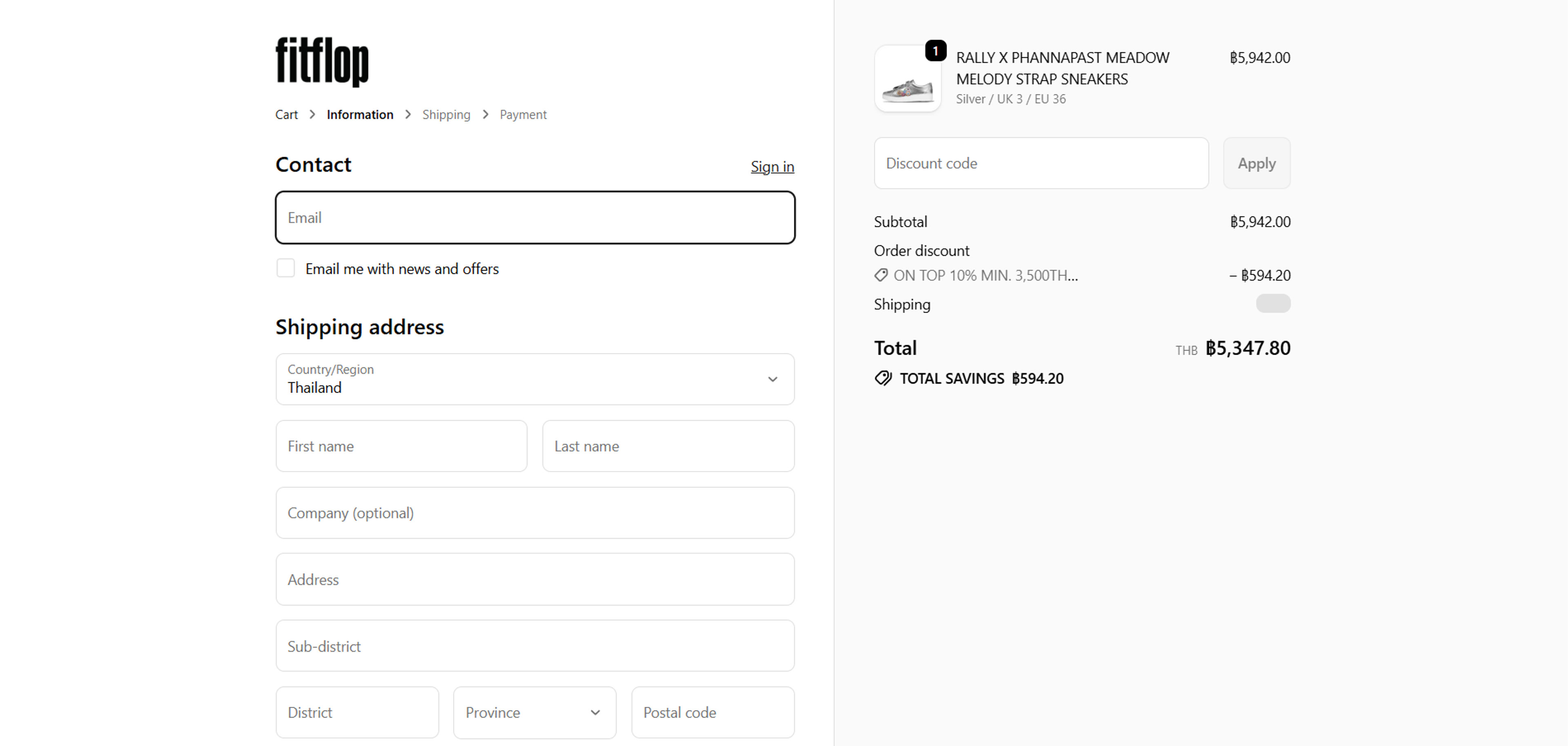How to use coupon for  Fitflop