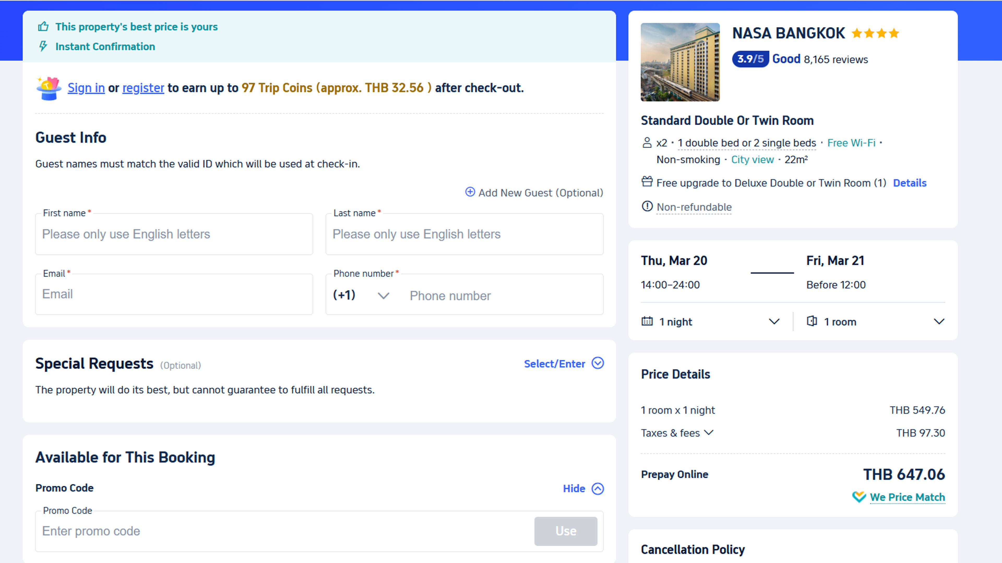 How to use coupon for Trip.com
